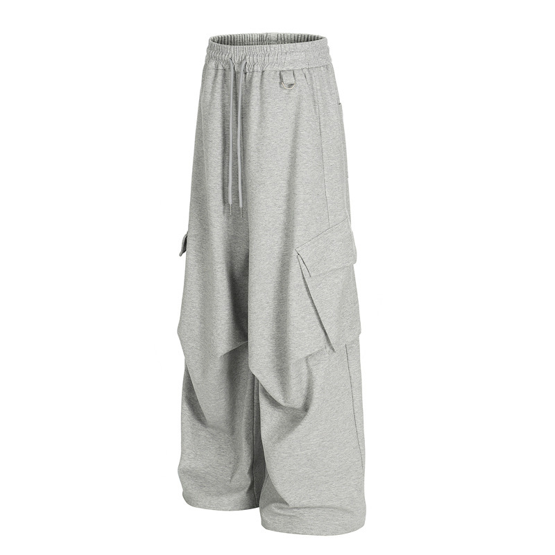 Pantalones Deportivos Holgados de Corte Ajustado para Hombre | Gris Ideal para Otoño - Imagen 6