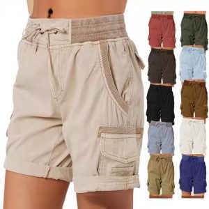 Shorts Cargo de Tiro Alto para Mujer | Estilo Utilitario y Moderno | Verano 2026