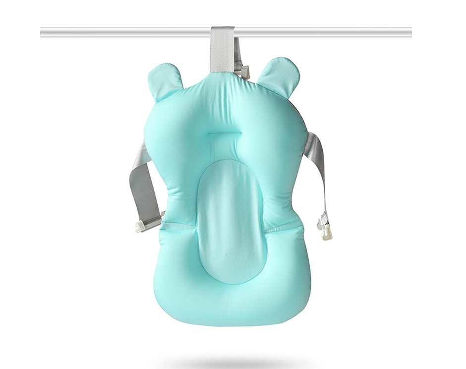 Bañera Plegable para Bebé | Azul | Cama de Baño Antideslizante | Portátil y Segura para Recién Nacidos | TiendasFR - Imagen 4