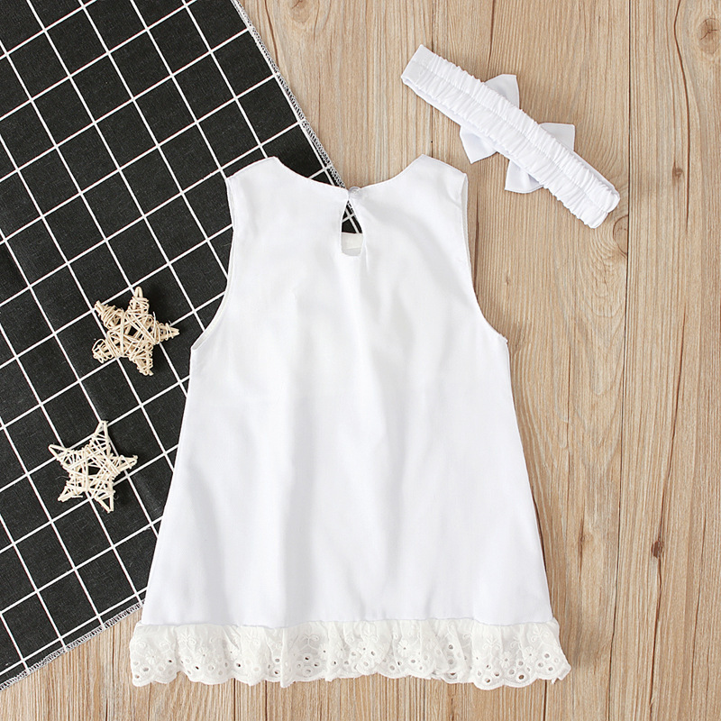 Vestido sin Mangas con Lazo para Bebé Niña | Tallas 70-100 cm | Ropa Fresca y Bonita para Verano | TiendasFR - Imagen 5