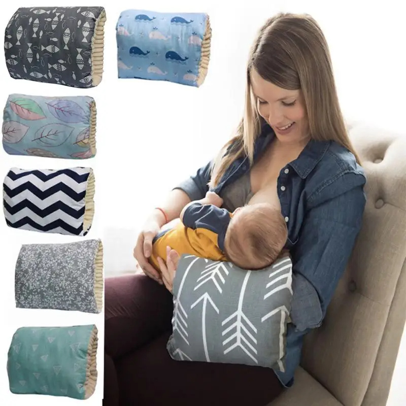Almohada de Lactancia de Algodón para Bebé | Beige | Ajustable y Lavable | Cómoda para Amamantar | TiendasFR