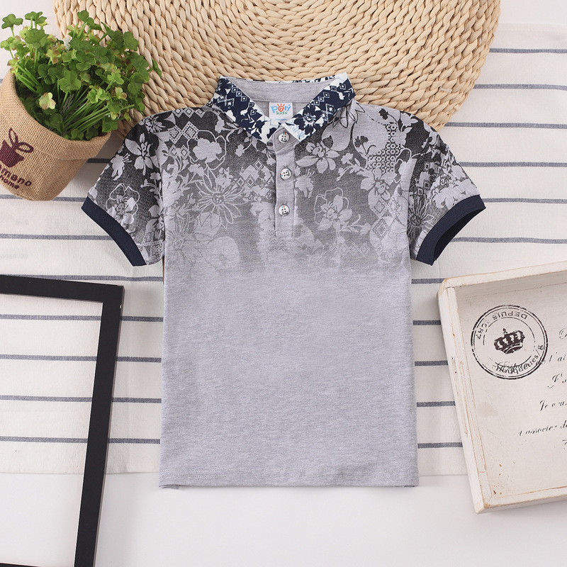 Camiseta Infantil de Algodón para Niño | Gris Básico | Tallas 90-110 cm | Ropa Cómoda para Colegio y Juego | TiendasFR - Imagen 4