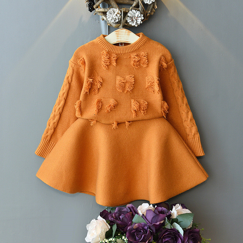 Conjunto de Verano Naranja para Niña | Fresco y Moderno | Tallas 90-130 cm | Ropa Alegre para Diario y Vacaciones | TiendasFR - Imagen 4