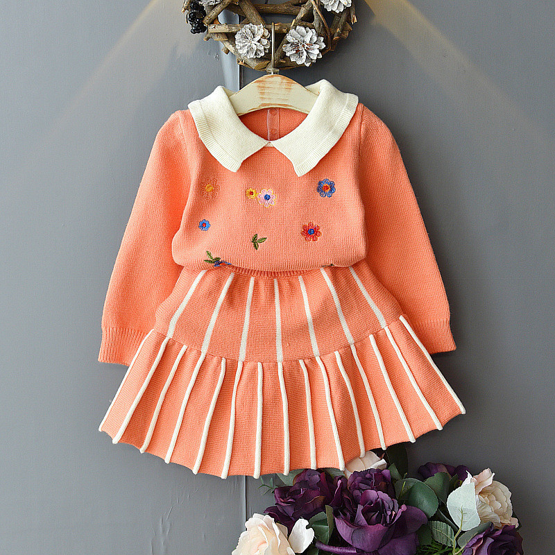 Conjunto de Verano Naranja para Niña | Fresco y Moderno | Tallas 90-130 cm | Ropa Alegre para Diario y Vacaciones | TiendasFR - Imagen 6
