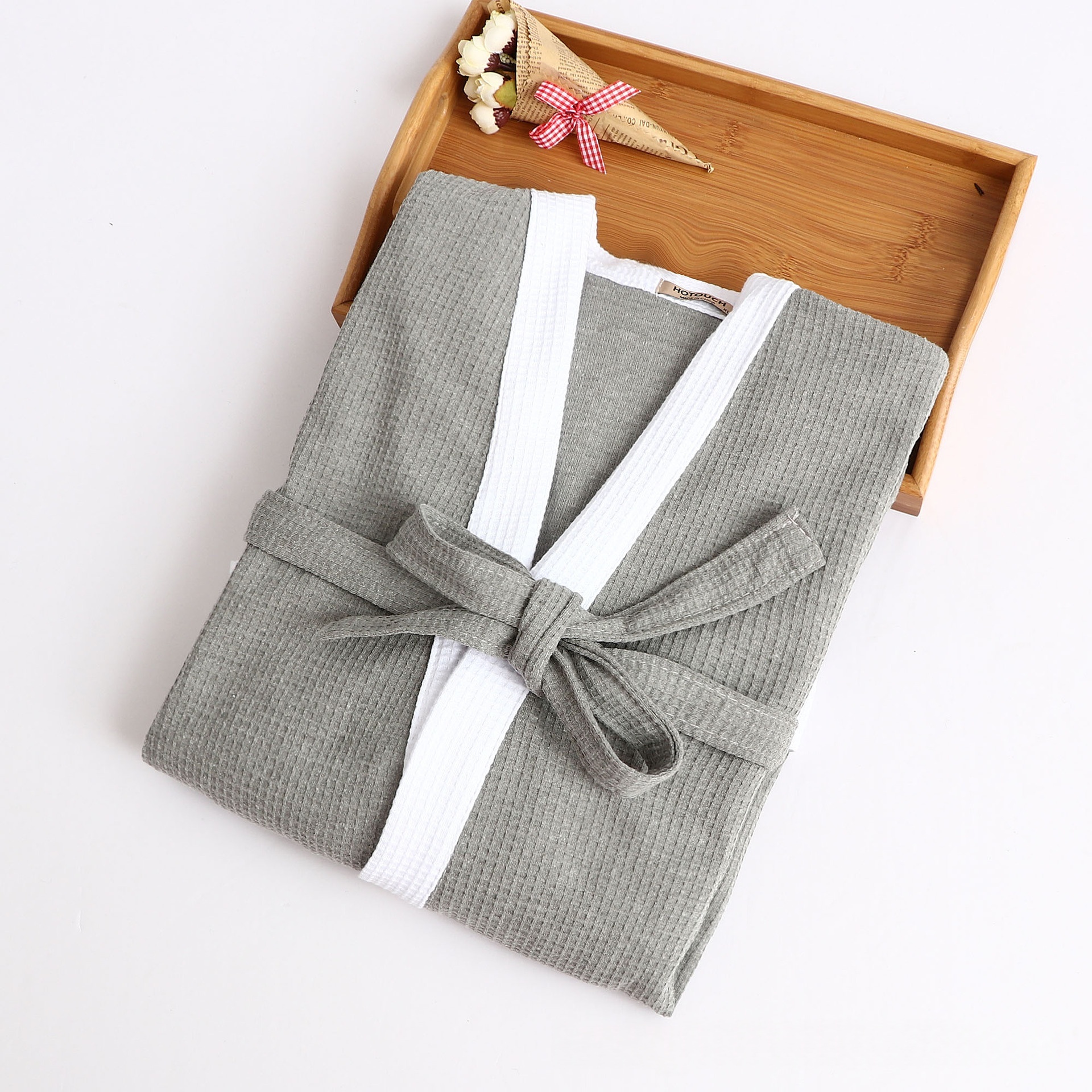 Camisón de Tejido de Gofres para Hombre | Informal y Moderno para Estar en Casa - Imagen 3