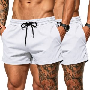 Pantalones Cortos Deportivos y Casuales para Hombre | Verde Militar y Negro para Verano