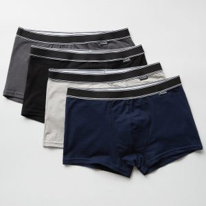 Bóxer de Algodón Transpirable Talle Medio para Hombre | Cómodos y Básicos | Múltiples Tallas
