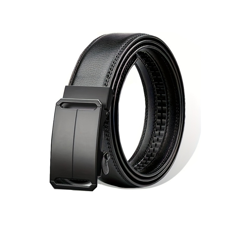 Cinturón con Hebilla Automática para Hombre | Casual de Negocios | Ajuste Fácil y Rápido - Imagen 4