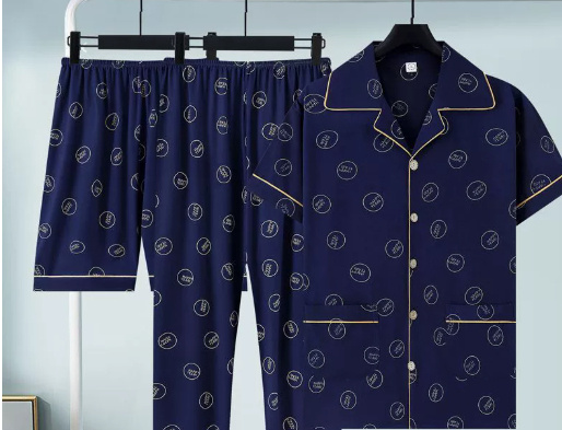 Conjunto de Pijama de Algodón Puro 3 Piezas para Hombre | Cómodo y Transpirable | Múltiples Tallas - Imagen 10