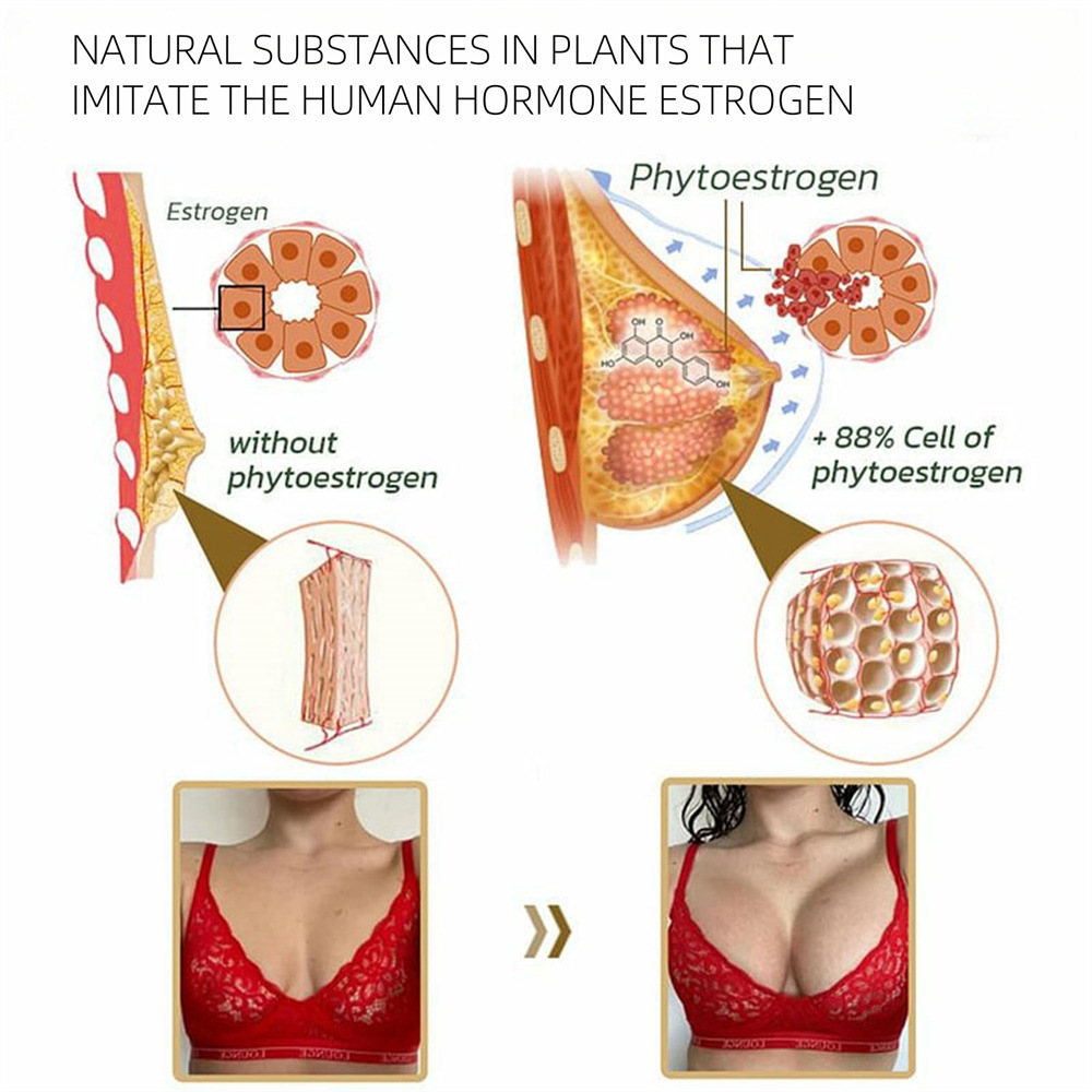 Suplemento de Pueraria Mirifica y Papaya | Aumento y Firmeza de Pecho Natural | Equilibrio Hormonal | 30 ml | TiendasFR - Imagen 4