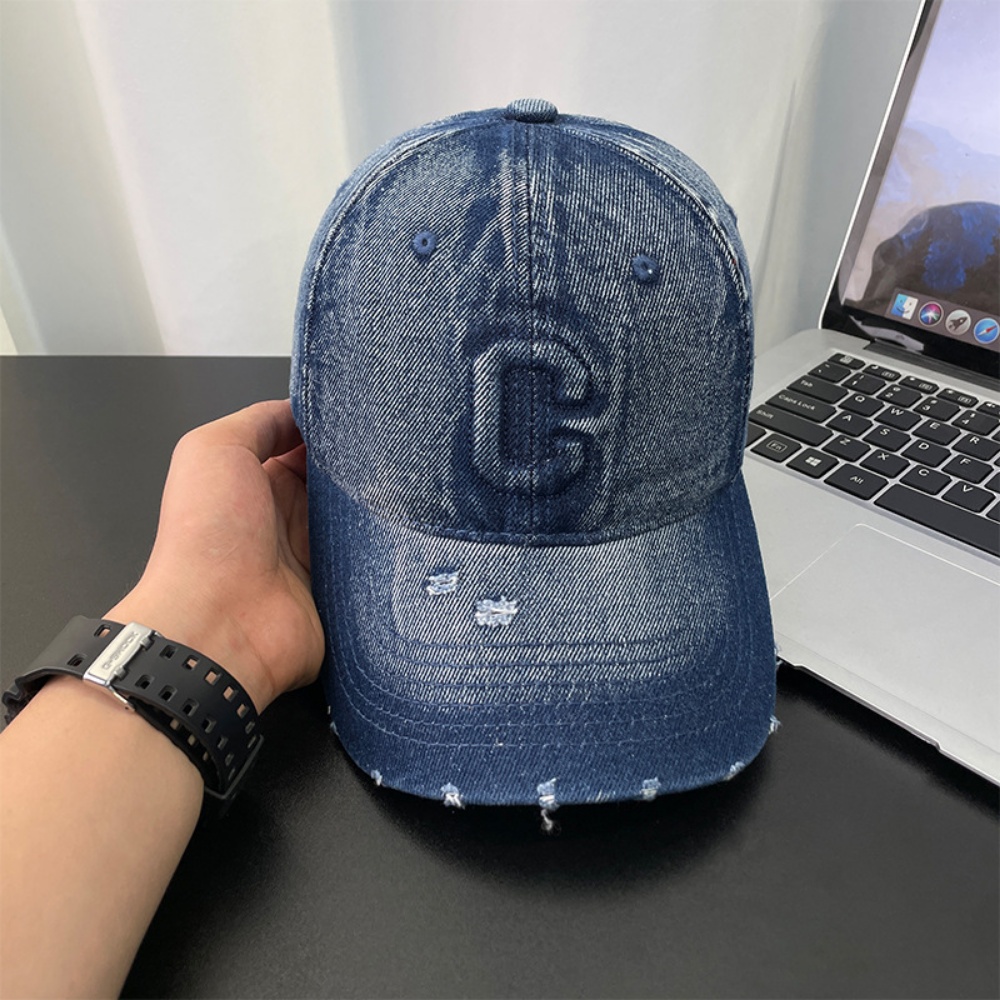 Gorra de Béisbol Vintage con Letras 3D y Efecto Desgastado para Hombre - Imagen 7