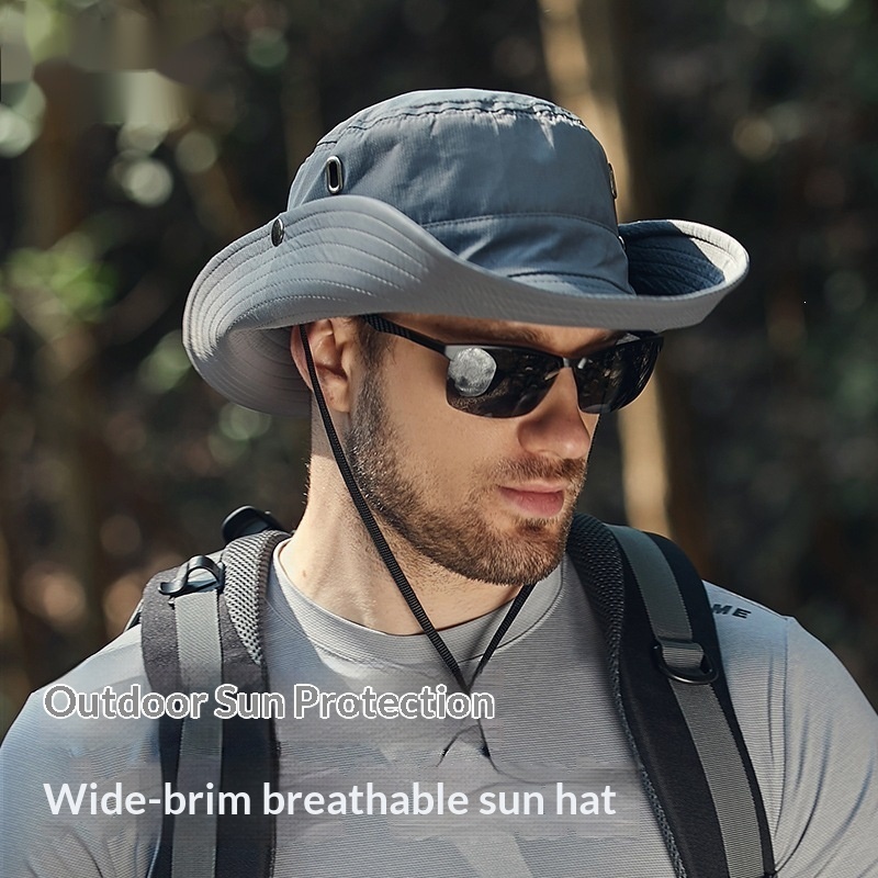 Sombrero Tipo Cubo Ajustable para Hombre | Bucket Hat Verde Militar Primavera-Verano - Imagen 2