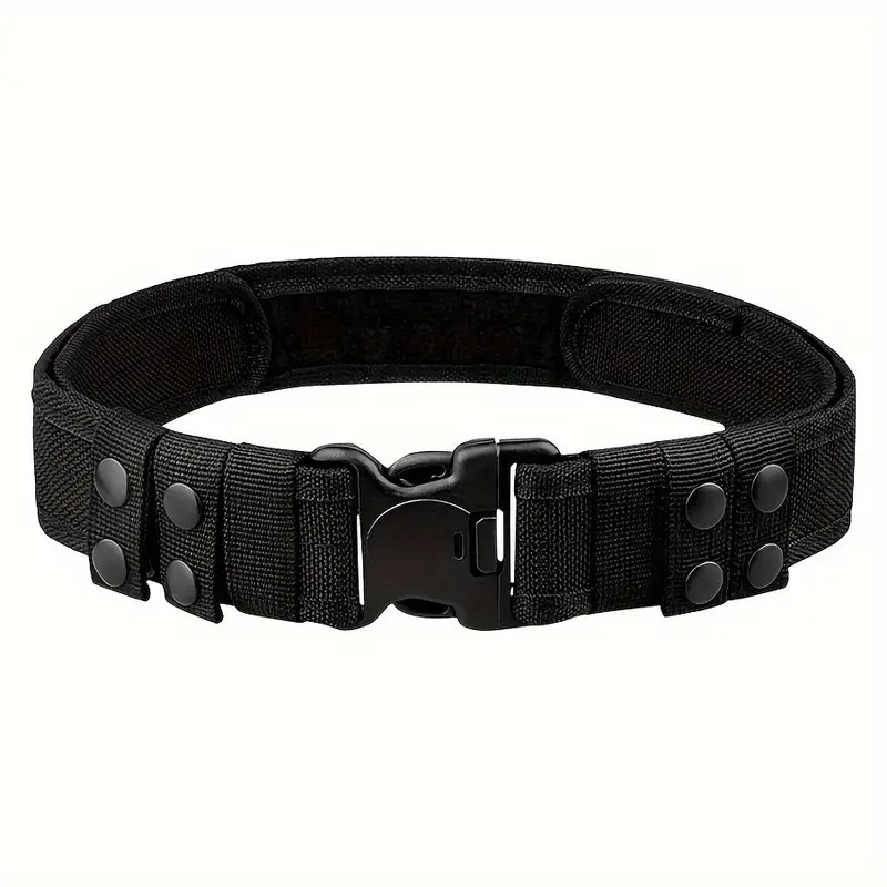Cinturón Táctico con Velcro en Forma de S | Outdoor y Senderismo para Hombre | Ajuste Rápido - Imagen 7