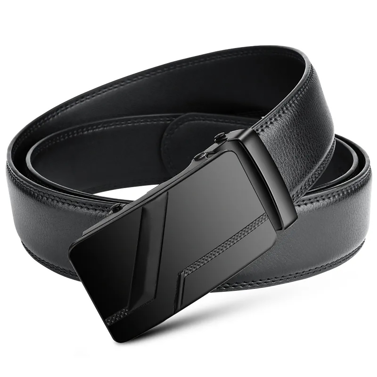Cinturón con Hebilla Automática para Hombre | Casual de Negocios | Ajuste Fácil y Rápido - Imagen 3