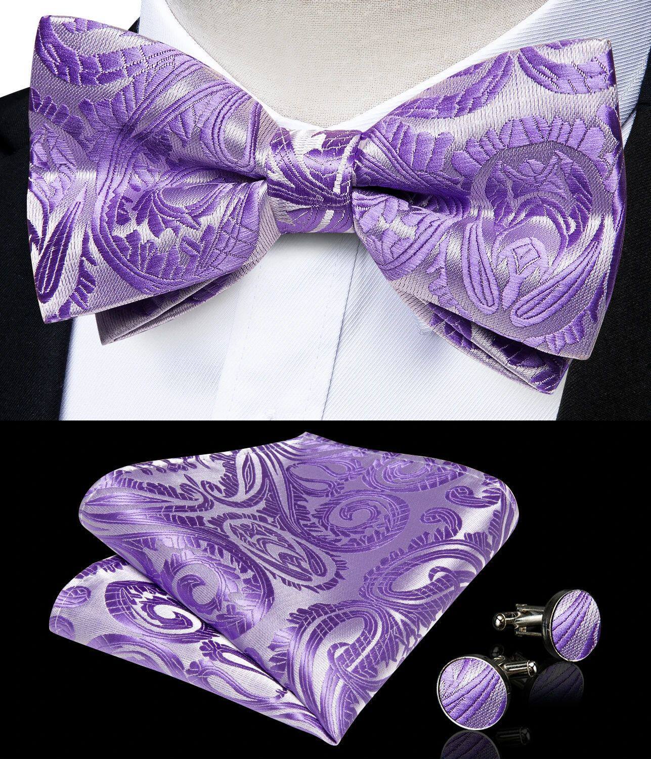 Pajarita Ajustable Preatada para Hombre | Elegante Formal | Bodas y Eventos - Imagen 8