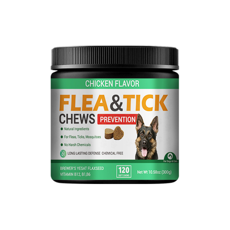 Suplemento Antipulgas y Garrapatas para Perros | Sabor a Pollo | Fórmula Natural con Vitaminas B | 300g | TiendasFR - Imagen 3