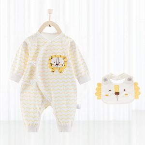 Pelele de Algodón para Bebé Recién Nacido | Múltiples Estilos | Tallas 52-66 cm | Mono Suave y Cómodo | TiendasFR