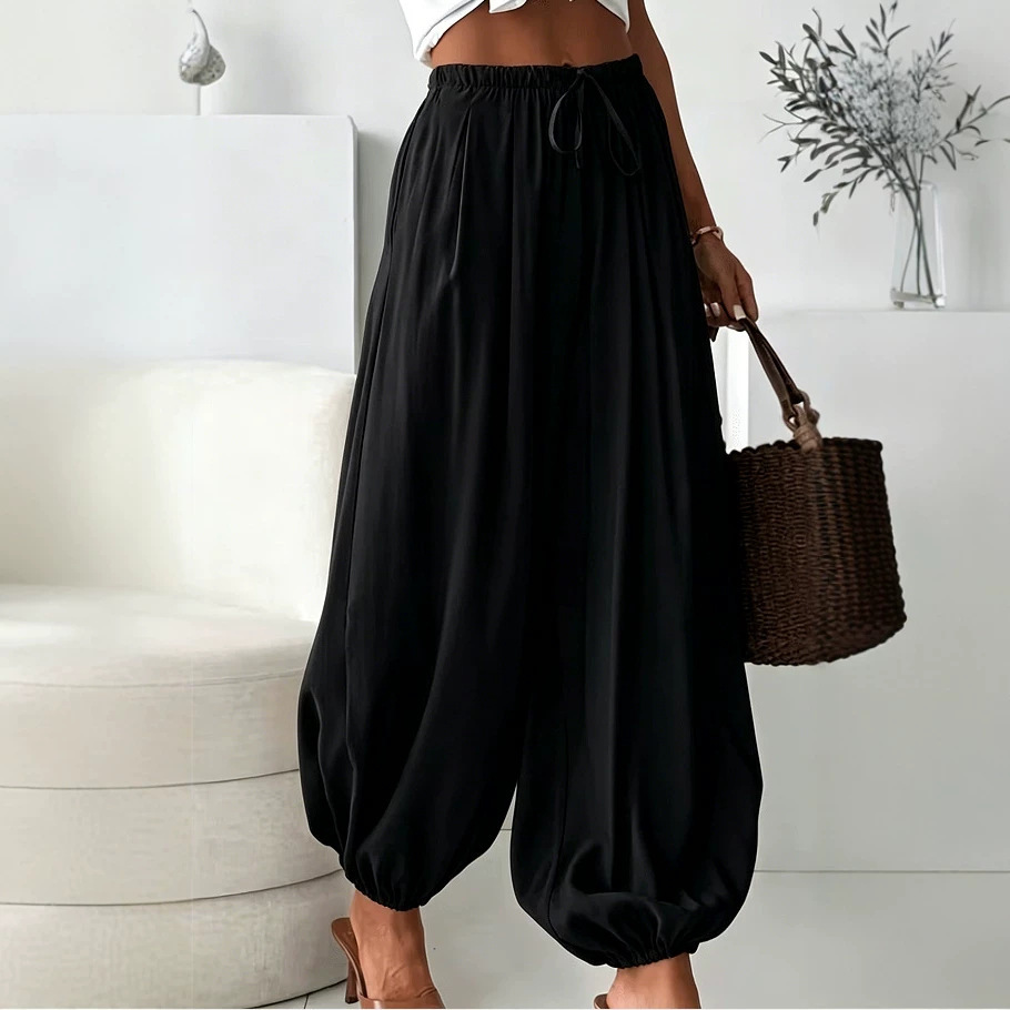 Pantalones de Verano con Cintura Elástica para Mujer | Largo hasta el Tobillo | Cómodos y Frescos - Imagen 6