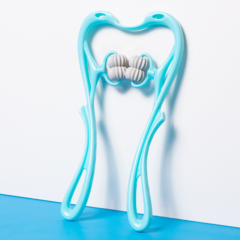 Masajeador de Cuello de 6 Ruedas | Rodillo Manual Multifuncional | Alivia Dolores y Tensión Muscular | TiendasFR - Imagen 2