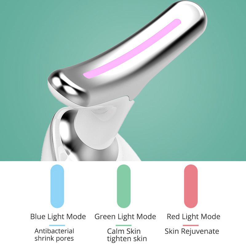 Masajeador Facial Eléctrico EMS con Calor y LED | Reafirmante y Antiarrugas | Cuidado Facial Profesional | TiendasFR - Imagen 4