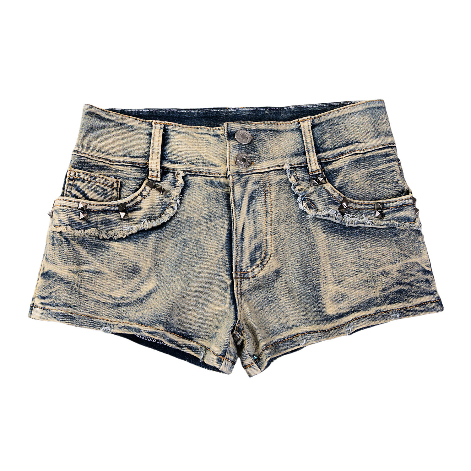 Shorts Vaqueros Ultra Cortos de Tiro Bajo | Alta Elasticidad | Verano 2026 para Mujer - Imagen 4