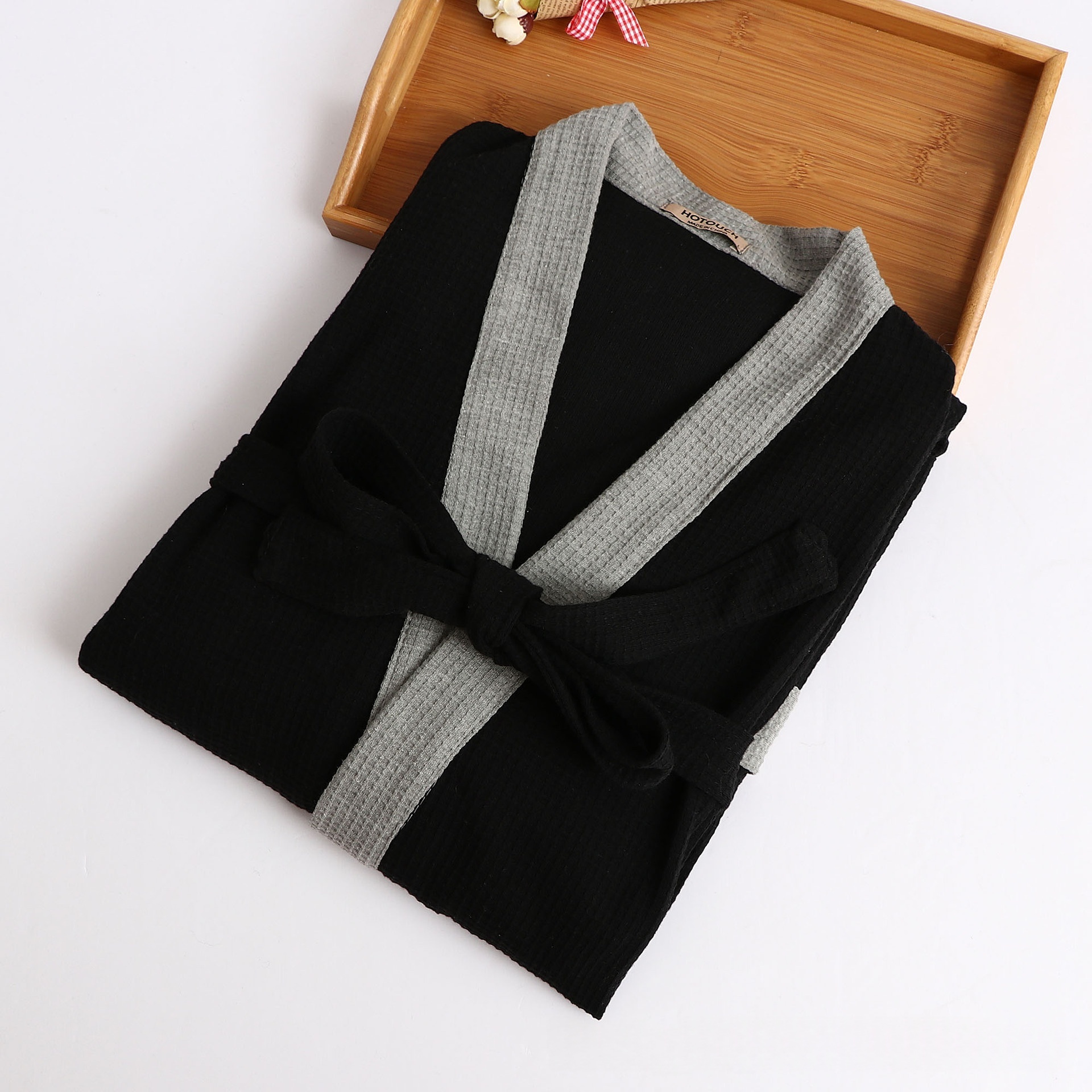 Camisón de Tejido de Gofres para Hombre | Informal y Moderno para Estar en Casa - Imagen 9