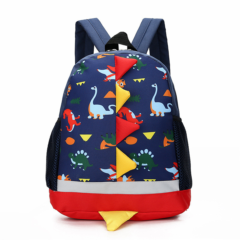 Mochila Infantil de Dinosaurio para Niños | Azul Oscuro | Bolsa de Jardín de Infantes | Ligera y Divertida | TiendasFR - Imagen 5