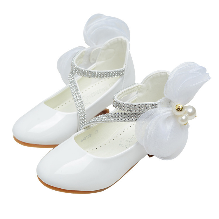 Zapatos de Princesa con Tacón para Niña | Rosas | Tallas 26-36 | Elegantes para Comunión y Bodas | TiendasFR - Imagen 3