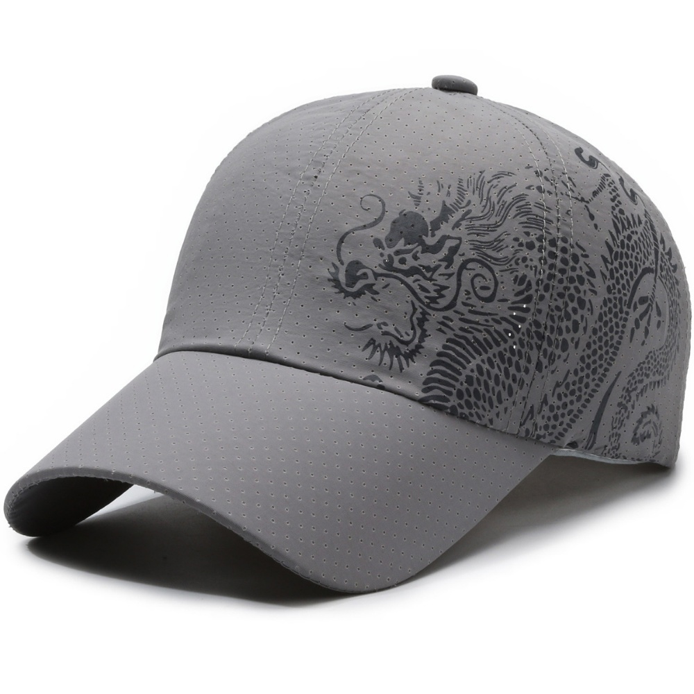 Gorra de Béisbol con Estampado de Dragón de Malla | Unisex Transpirable Verano - Imagen 4
