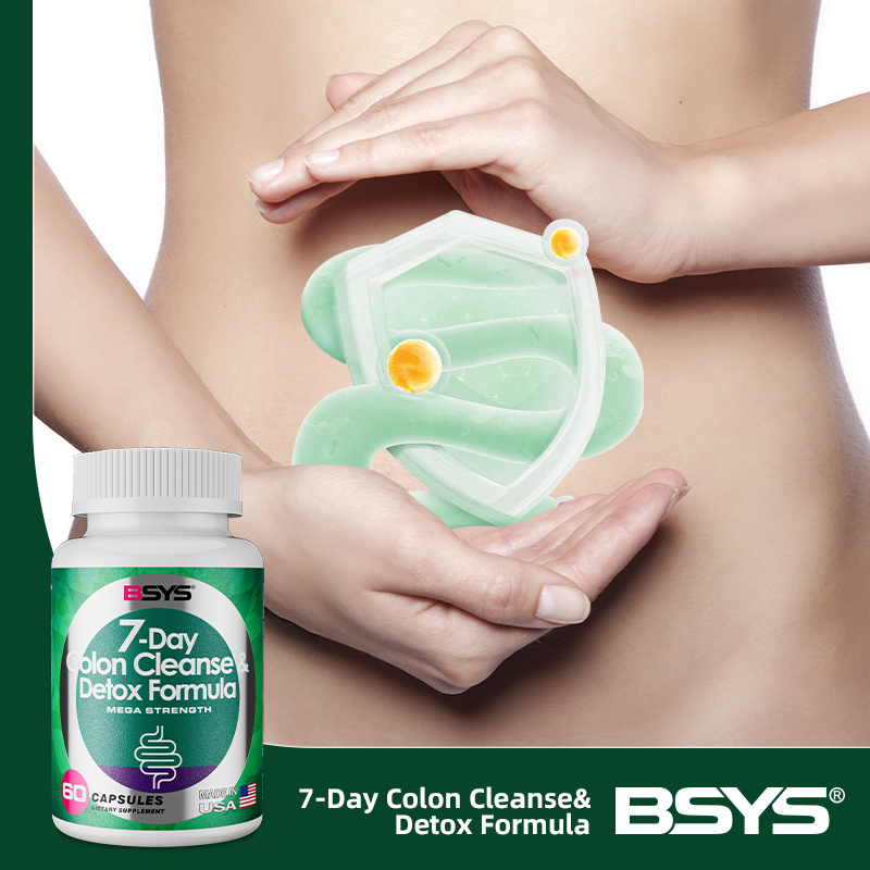 BSYS Colon Cleanse 7 Días | 60 Cápsulas | Limpieza Digestiva | Apoyo Natural | TiendasFR - Imagen 4