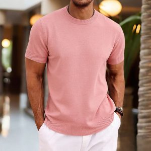 Camiseta Moderna y Versátil para Hombre | Negro Básico para Todo el Año