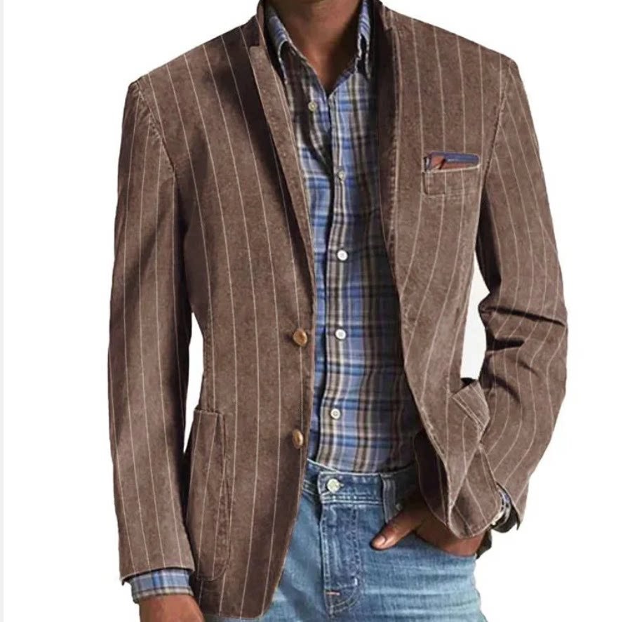 Chaqueta Informal de Cuadros para Hombre | Estampado Digital Casual y Moderno - Imagen 10