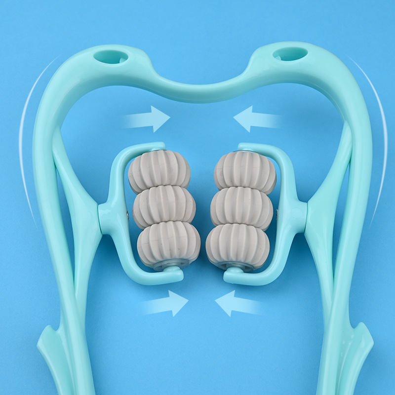 Masajeador de Cuello de 6 Ruedas | Rodillo Manual Multifuncional | Alivia Dolores y Tensión Muscular | TiendasFR - Imagen 7